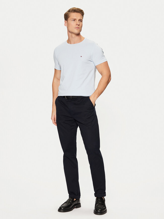 Tommy Hilfiger Tommy Hilfiger Camiseta MW0MW10800 Celeste Slim Fit