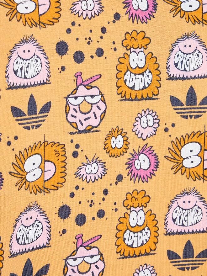 adidas adidas T-Shirt KEVIN LYONS HC1987 Orange Regular Fit