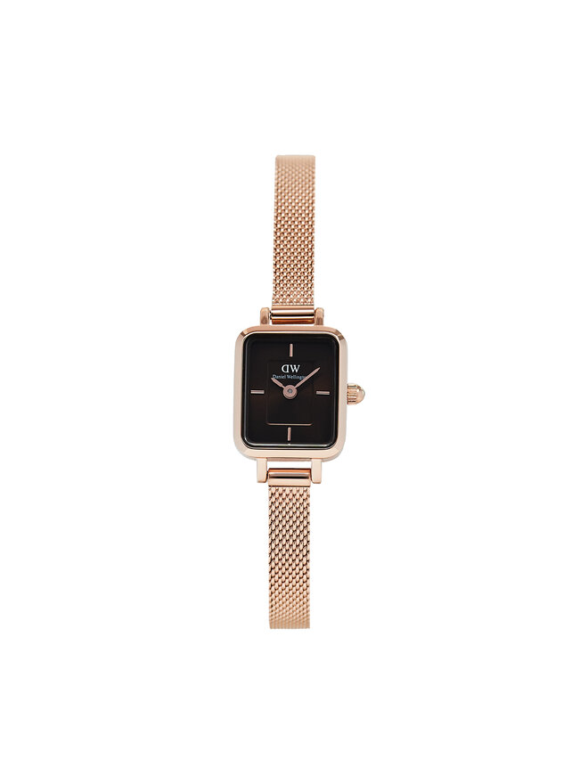 Daniel Wellington Zegarek Daniel Wellington Quadro Mini Melrose Amber DW00100649 Złoty