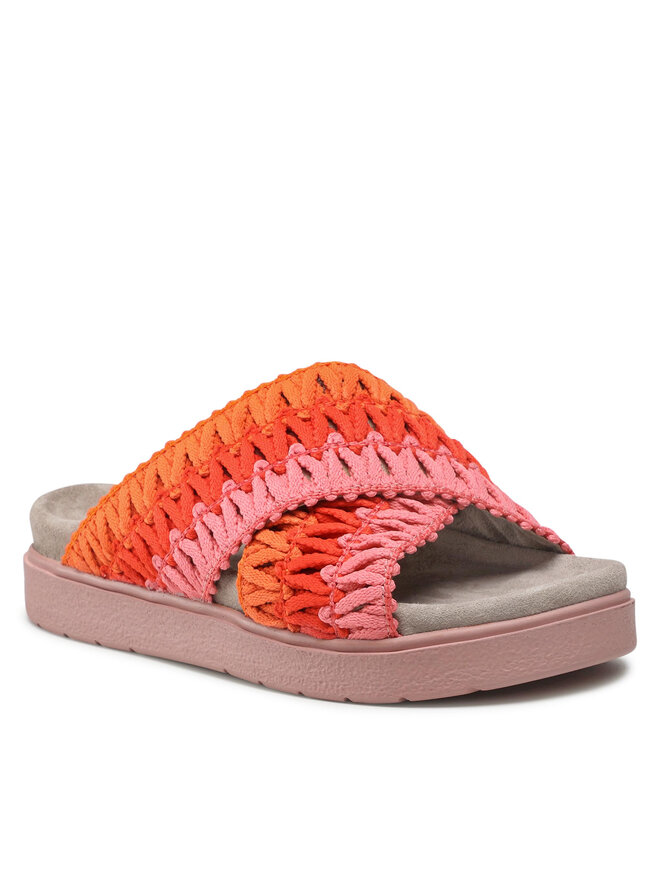 Inuikii Чехли Inuikii Knitted Crossed 70104-087 Червен