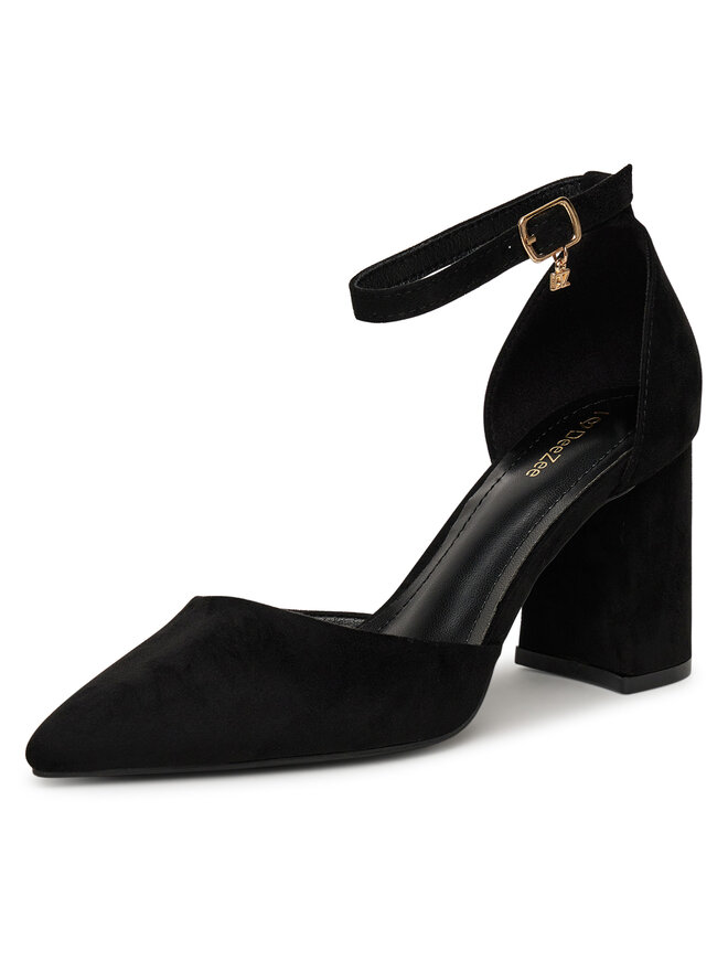 DeeZee Czółenka DeeZee BK-2466-2 Czarny