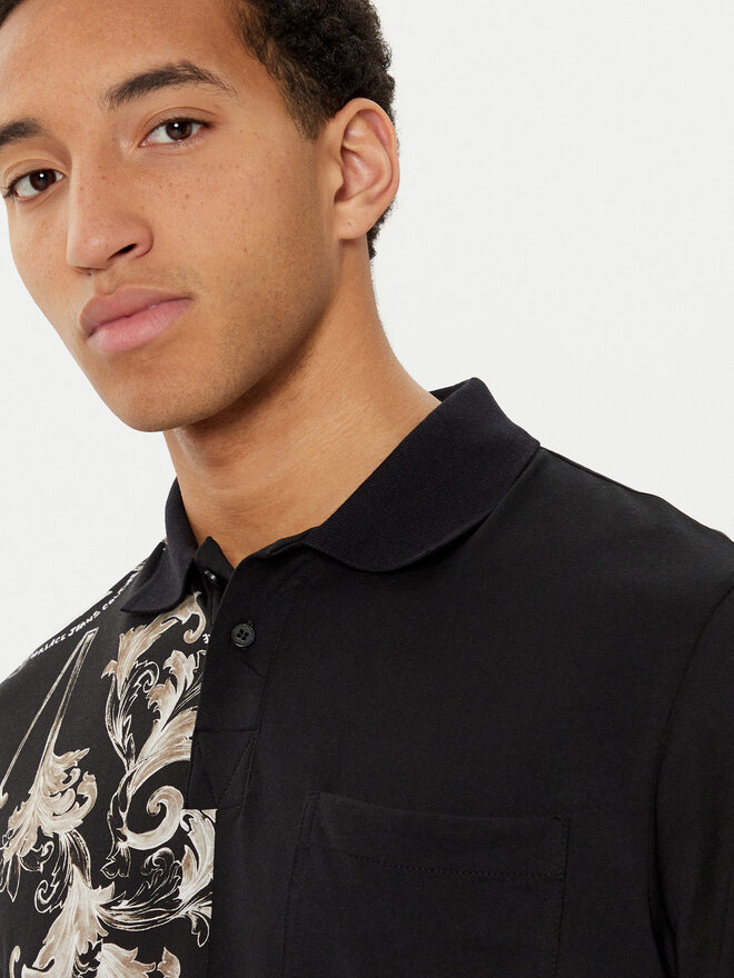 Versace Jeans Couture Versace Jeans Couture Poloshirt 78GAG625 Schwarz Regular Fit