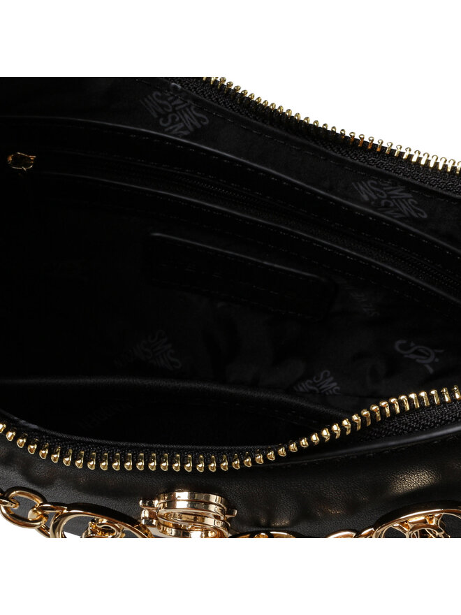Steve Madden Ročna torba Steve Madden Bwand Crossbody SM13001260-02002-B-G Črna