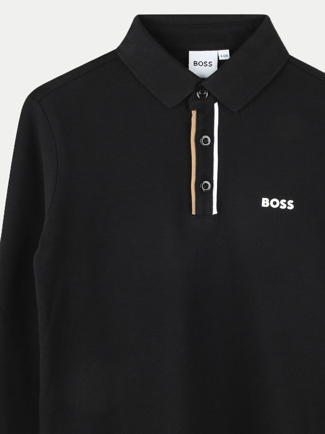 BOSS Boss Poloshirt J51175 D Schwarz Regular Fit