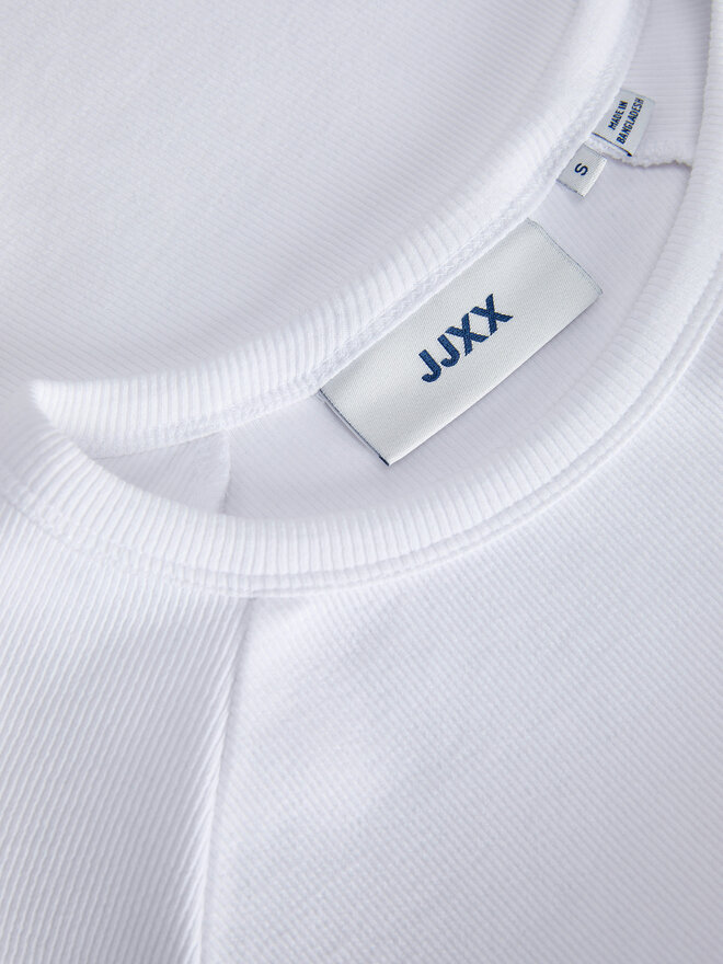 JJXX JJXX Camiseta Friend 12241611 Blanco Slim Fit