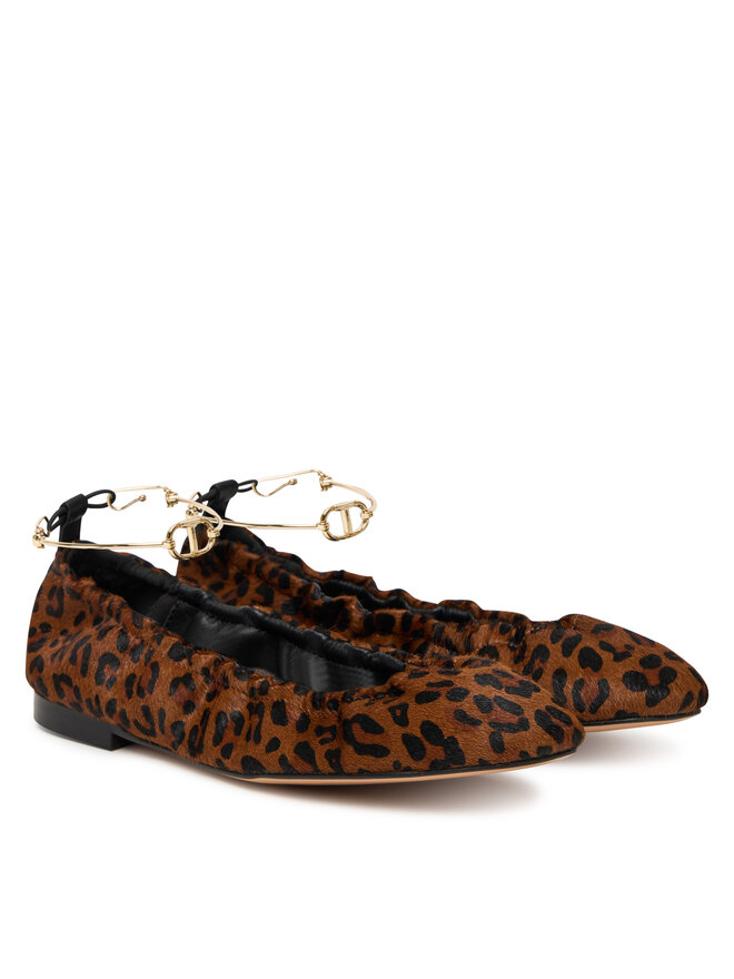 TWINSET Балеринки TWINSET 252TCP224 Кафяв