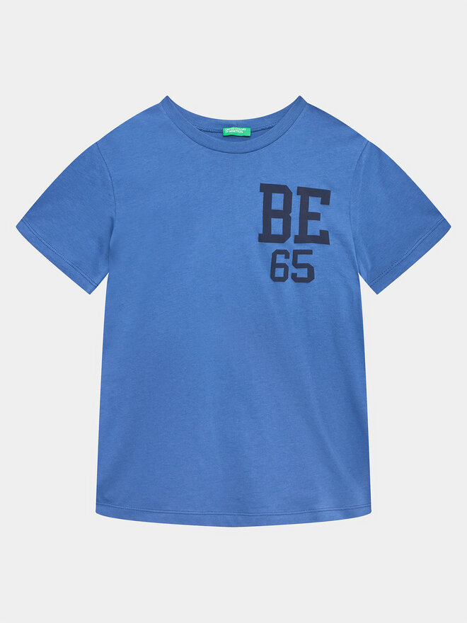 United Colors Of Benetton United Colors Of Benetton Camiseta 3I1XC10BI Azul Regular Fit