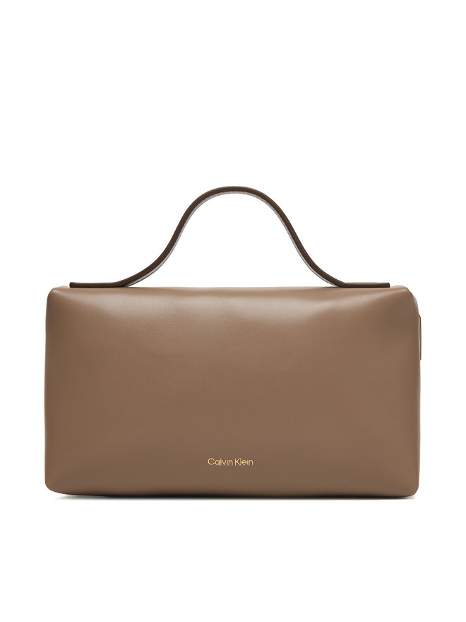 Calvin Klein Kosmetiktasche Calvin Klein Emblem Aop Beauty Case Giftset LV04F1102G Braun