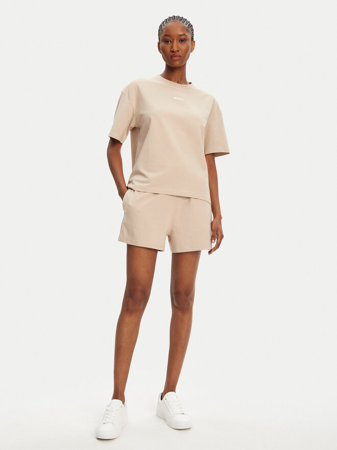 HUGO HUGO Футболка 50490593 Бежевий Relaxed Fit