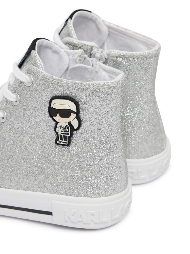KARL LAGERFELD Sneakers aus Stoff KARL LAGERFELD Z31171 M Grau