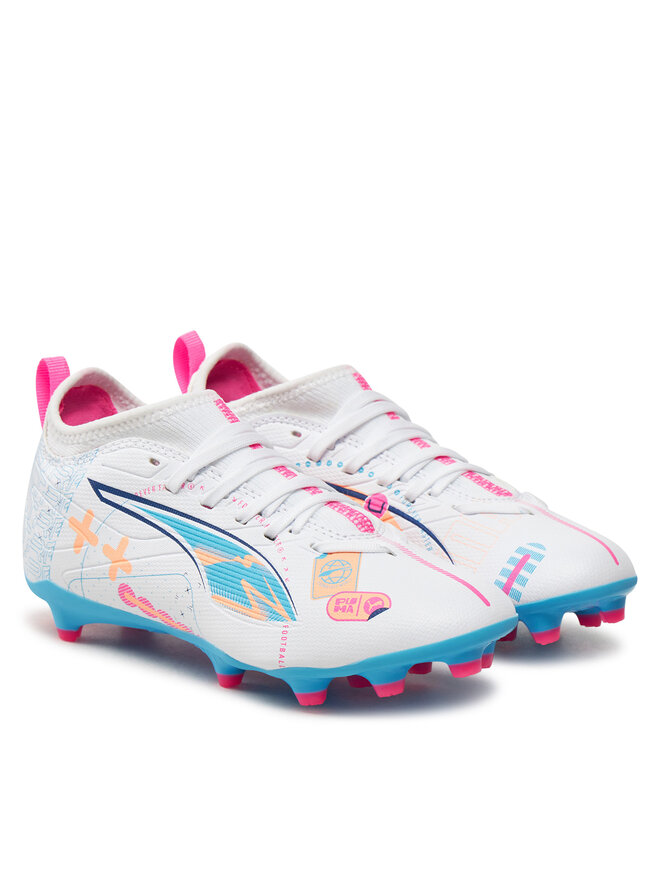 Puma Futbalové topánky Puma ULTRA 5 MATCH VOL. UP FG/AG Jr 108065 01 Biela