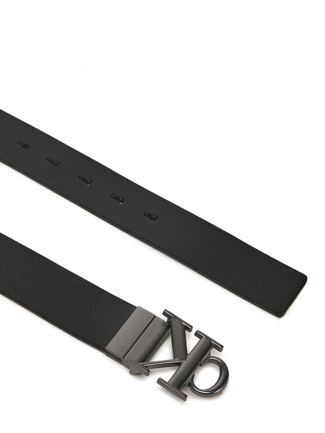 Calvin Klein Jeans Ζώνη Ανδρική Calvin Klein Jeans Monogram Plaque 35mm Rev/Adj LV04G7002G Μαύρο