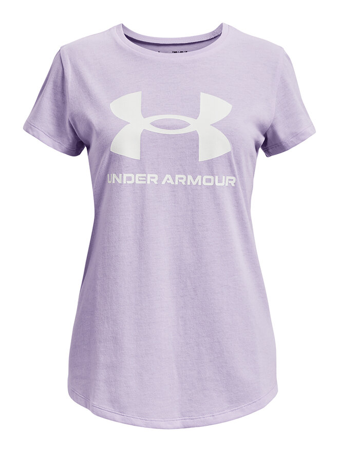 Under Armour Under Armour Marškinėliai UA SPORTSTYLE LOGO SS 1361182 Rožinė Regular Fit