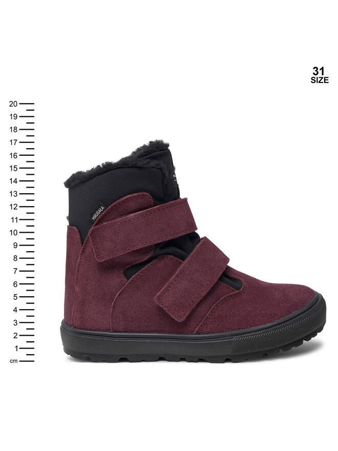 Mrugała Botas altas Mrugała Iwo 7381/4 Guinda/burdeos
