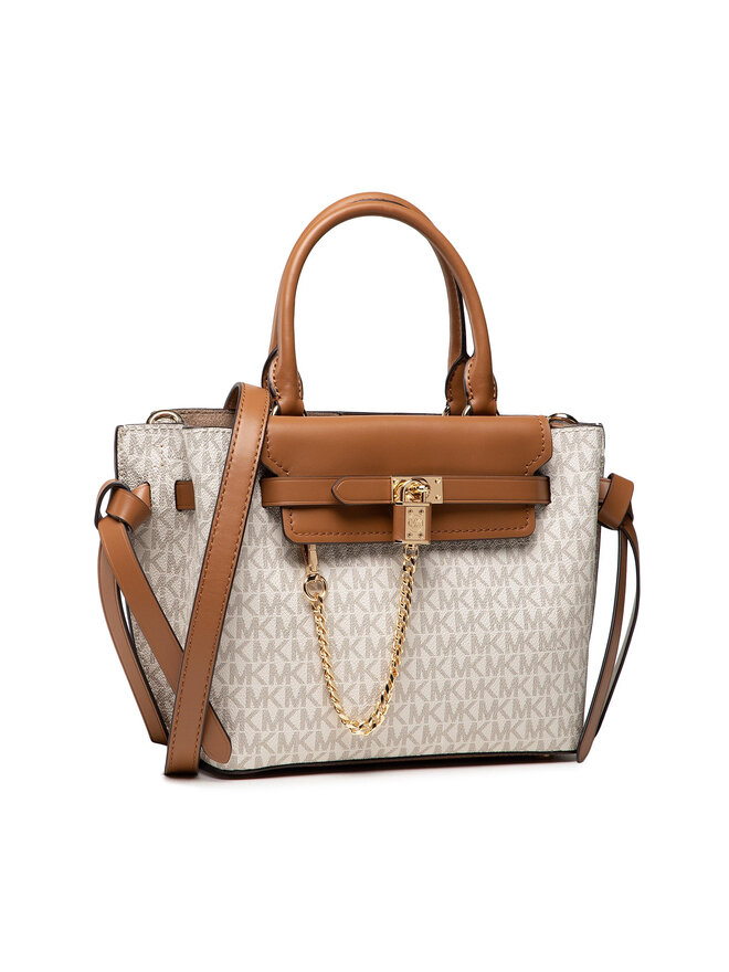 Handtasche MICHAEL Michael Kors Hamilton Legacy 30F1G9HS5B Beige eschuhe