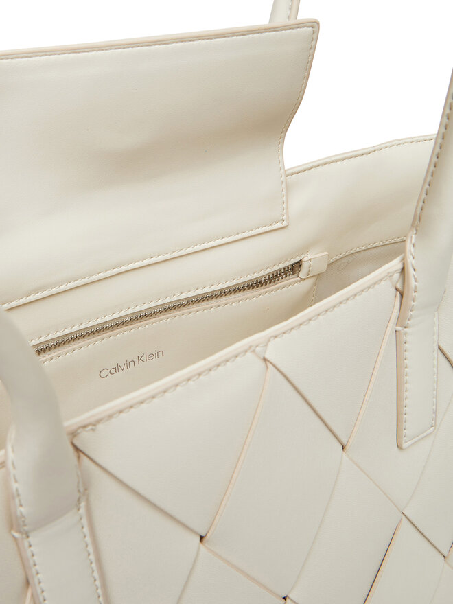 Calvin Klein Сумка Calvin Klein Ck Woven Medium Shopper K60K612994 Білий