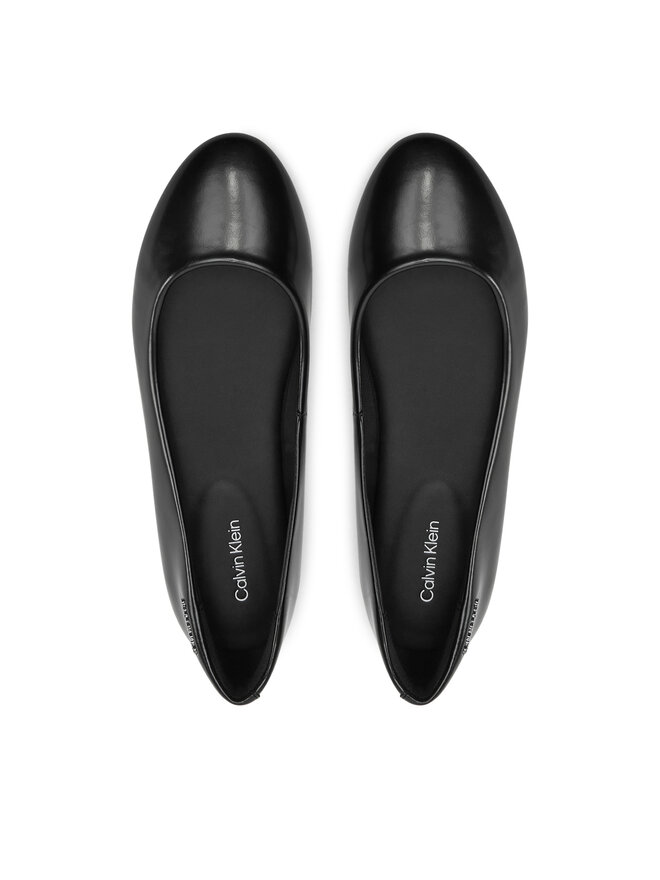 Calvin Klein Μπαλαρίνες Calvin Klein Round Ballerina HW0HW02449 Μαύρο
