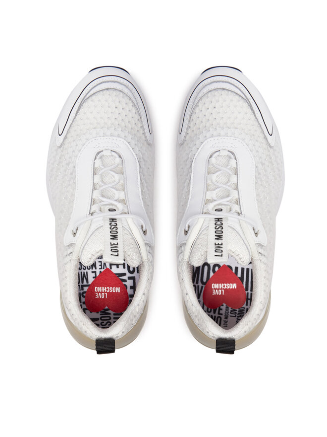 LOVE MOSCHINO Snīkeri LOVE MOSCHINO JA15655G0IIQD10A Balts