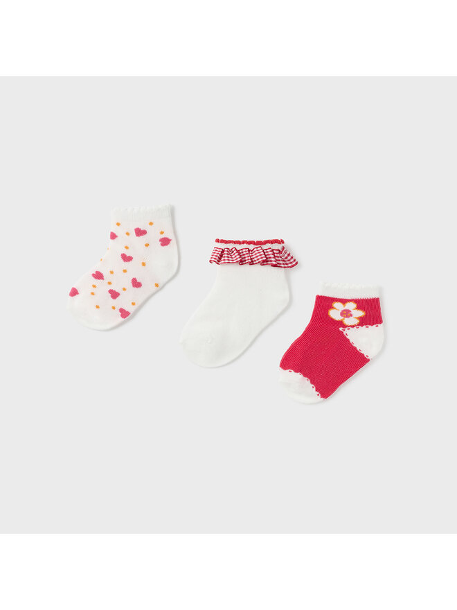 Mayoral Set di 3 paia di calzini lunghi da bambini Mayoral 10400 Multicolore