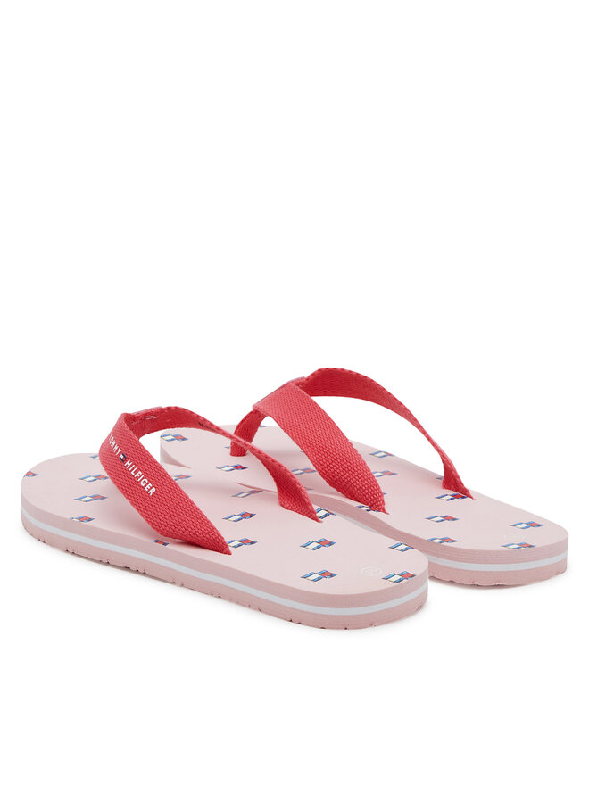 Tommy Hilfiger Zehentrenner Tommy Hilfiger T3A8-33807-0058X S Rosa