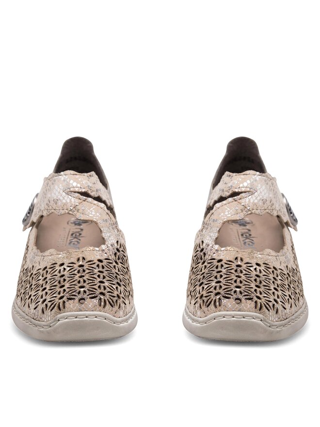 Rieker Halbschuhe Rieker 413G4-90 Goldfarben