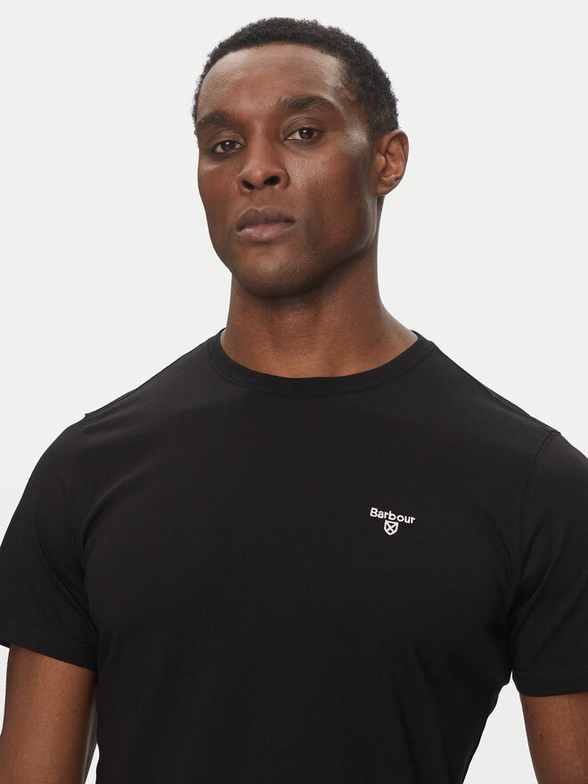 Barbour Barbour T-Shirt Essential Sports MTS0331BK31 Μαύρο Tailored Fit