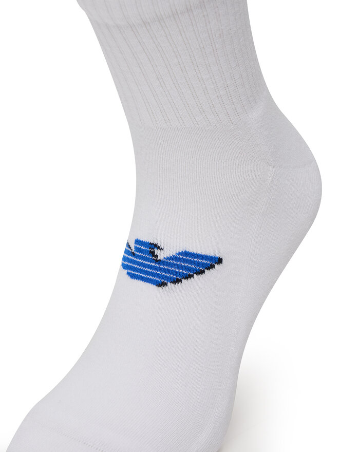 Emporio Armani 2er-Set niedrige Herrensocken Emporio Armani EM000540 AF12299 MC001 Schwarz