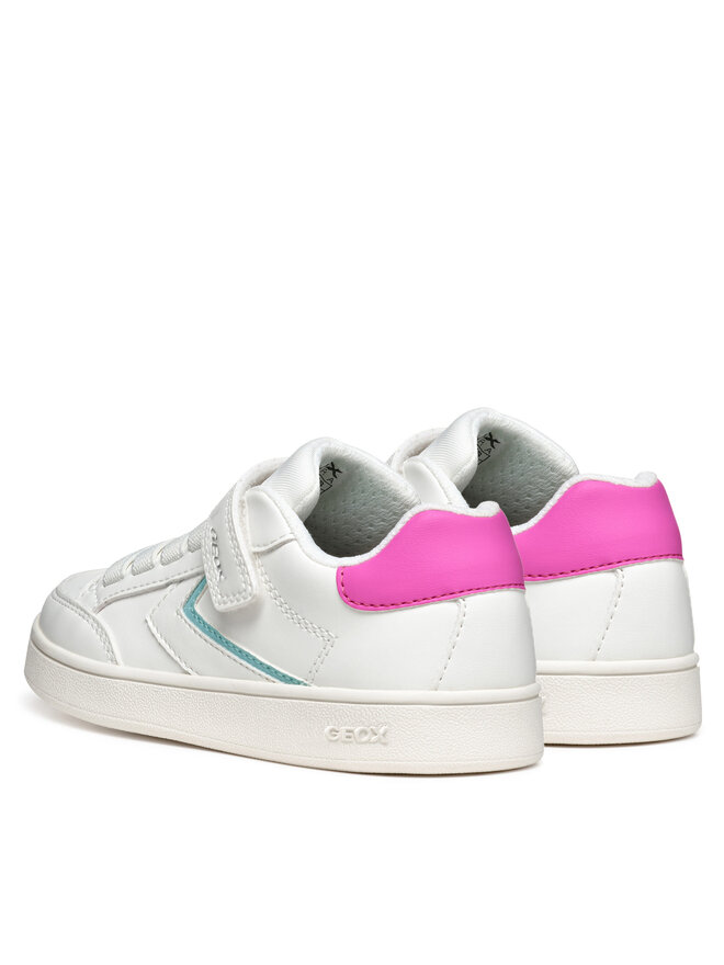 Geox Sneakersy Geox J Eclyper J55LRB 5411 C0563 S Biały
