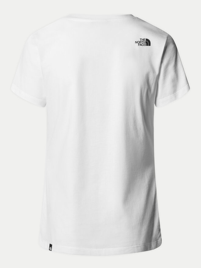 The North Face The North Face Camiseta Simple Dome NF0A87NH Blanco Regular Fit