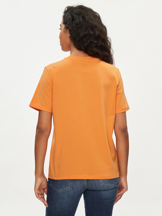 Pieces Pieces Póló Ria 17086970 Narancssárga Regular Fit