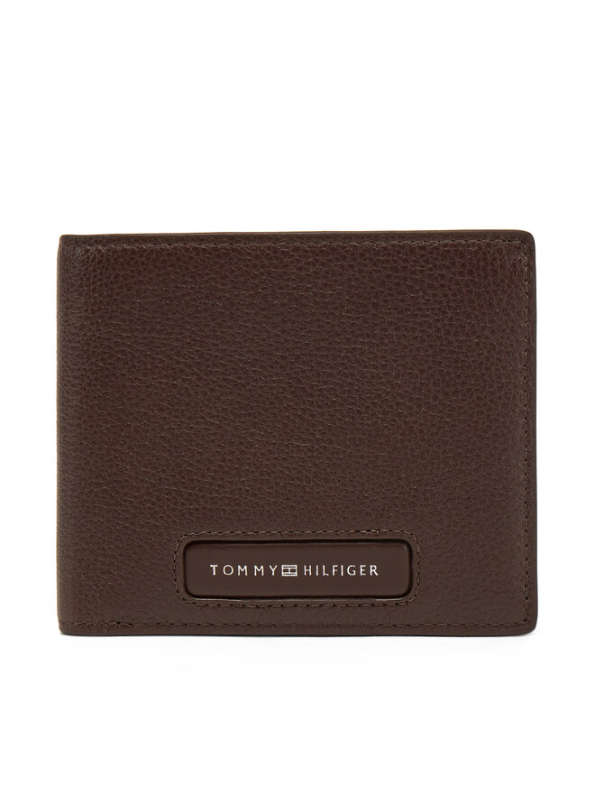 Tommy Hilfiger Portafoglio grande da uomo Tommy Hilfiger Th Monogram Cc And Coin AM0AM13252 Marrone