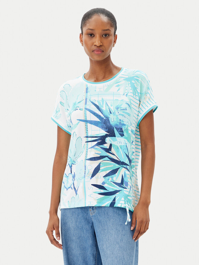 Olsen Olsen Camiseta 11105047 Azul Regular Fit