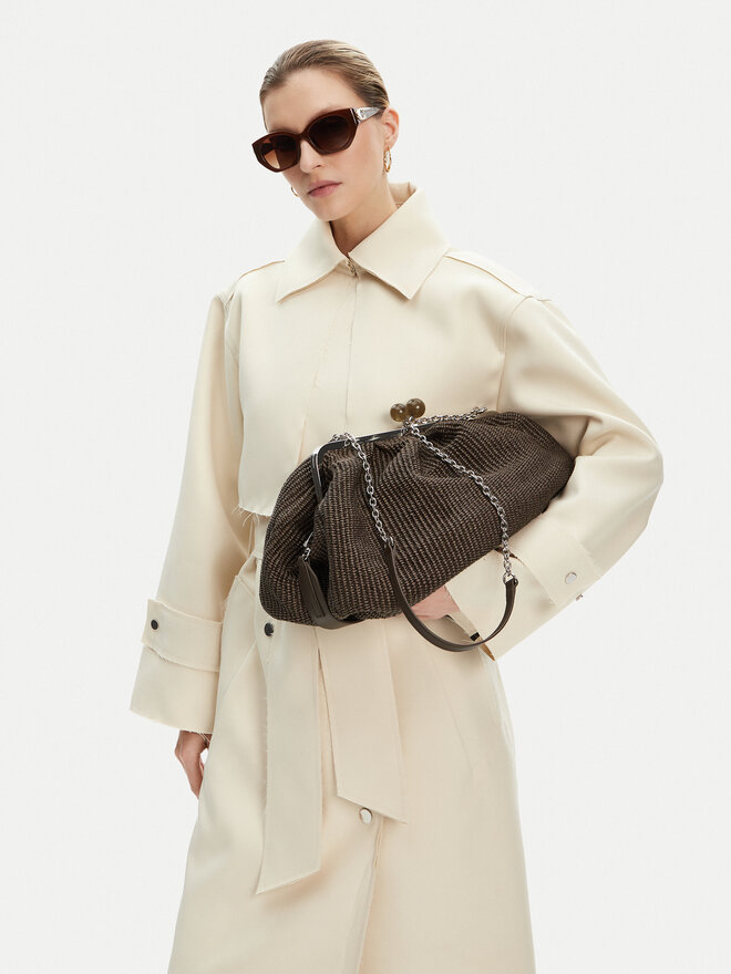 Weekend Max Mara Ročna torba Weekend Max Mara Nabarro 2515511075650 Rjava