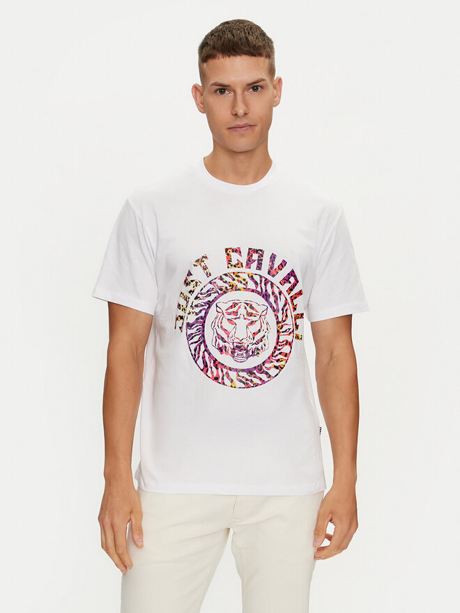Just Cavalli Just Cavalli T-Shirt 76OAHC17 Weiß Regular Fit