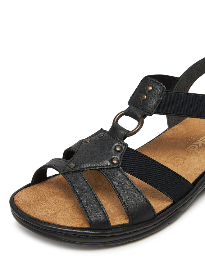 Rieker Sandales Rieker 64574-00 Melns