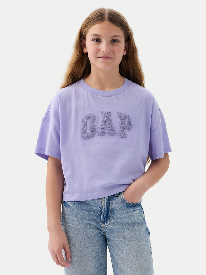 Gap Gap T-Shirt 883128-01 Violett Relaxed Fit