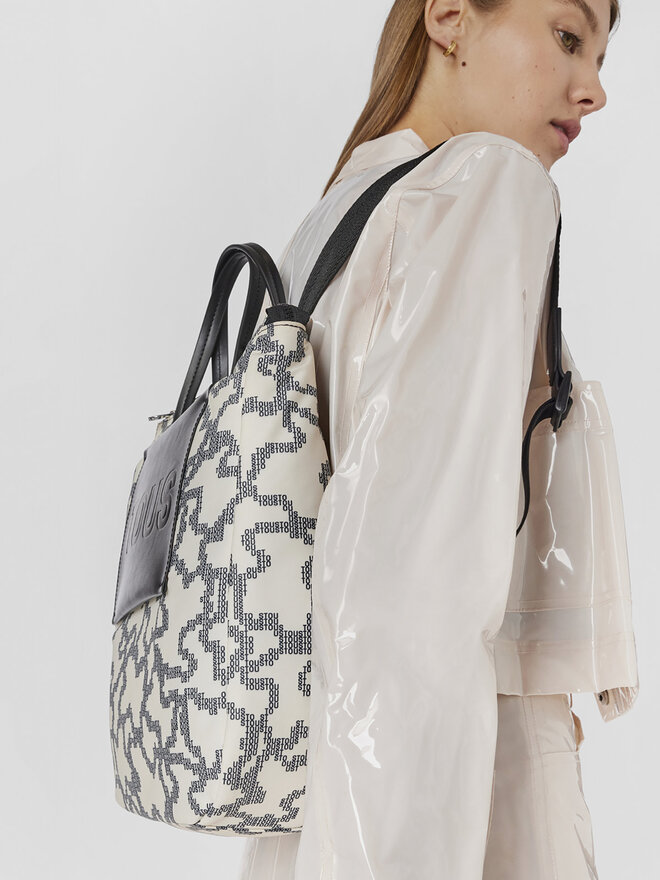 TOUS Batoh TOUS Mochila Kaos Pix Soft 2001851501 Béžová