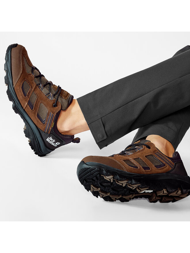 Jack Wolfskin Trekkingi Jack Wolfskin Vojo 3 Texapore Low M 4042441 Brązowy