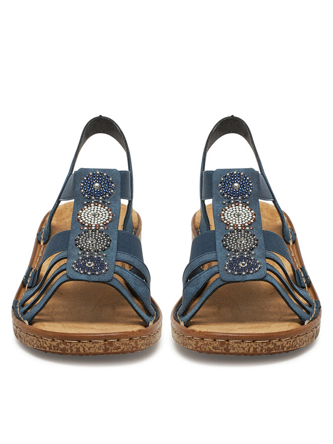 Rieker Sandalen Rieker 628G9-16 Dunkelblau