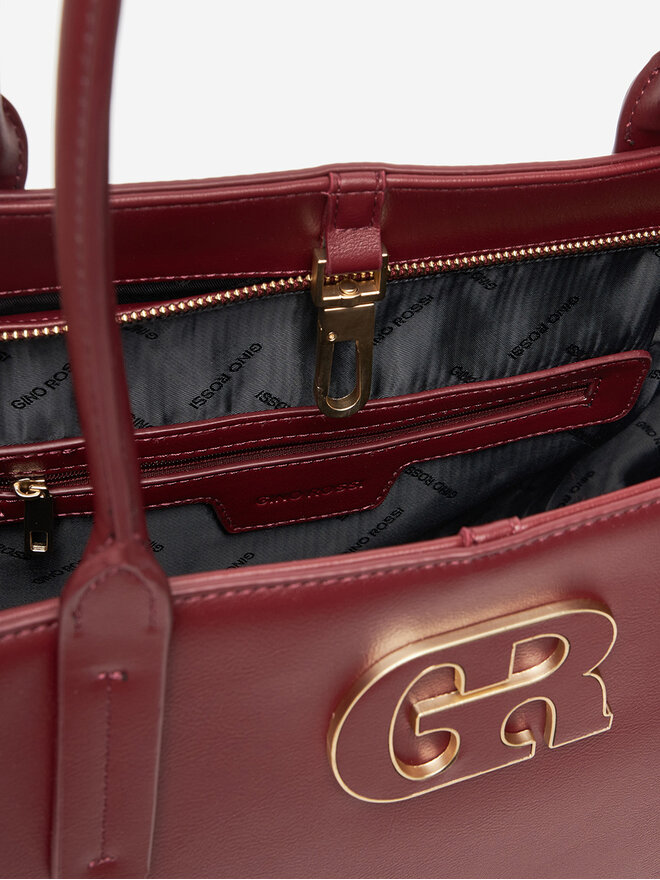 GINO ROSSI Handtasche Gino Rossi CEO-EDELWEIS Dunkelrot