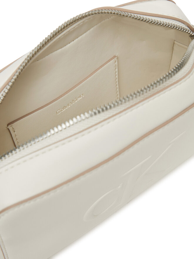 Calvin Klein Jeans Τσάντα Calvin Klein Jeans Sculpted Ew Camera Bag LV04K3036G Λευκό