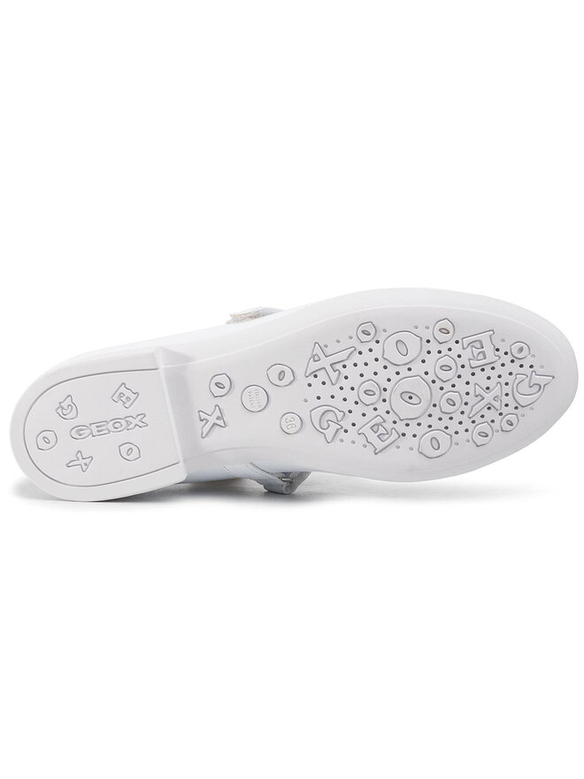 Geox Pantofi Geox J Plie' A J0255A 000HH C1000 D Alb