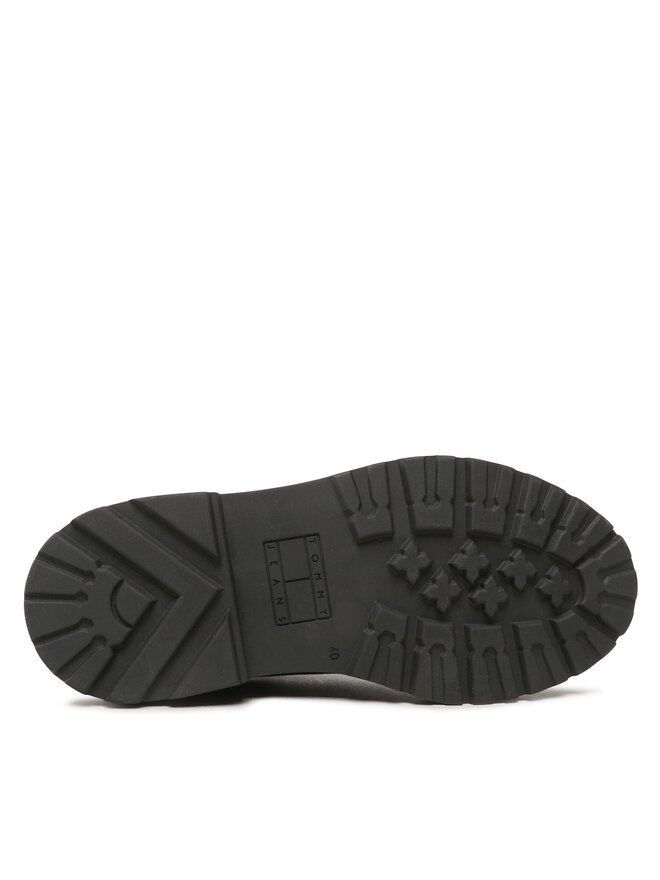 Tommy Jeans Боти тип челси Tommy Jeans Tommy Jeans Suede Boot EM0EM01205 Черен