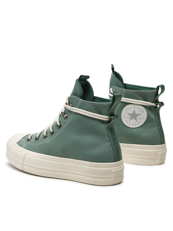 Converse Scarpe da ginnastica Converse Chuck Taylor All Star Lift Platform Play On Utility A08864C Verde
