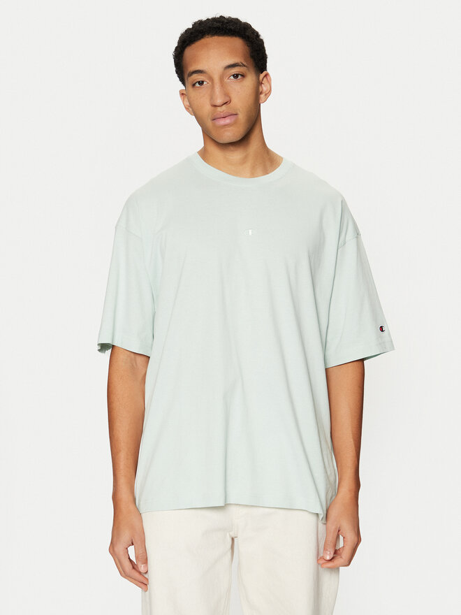 Champion Champion T-Shirt 220279 Grün Relaxed Fit