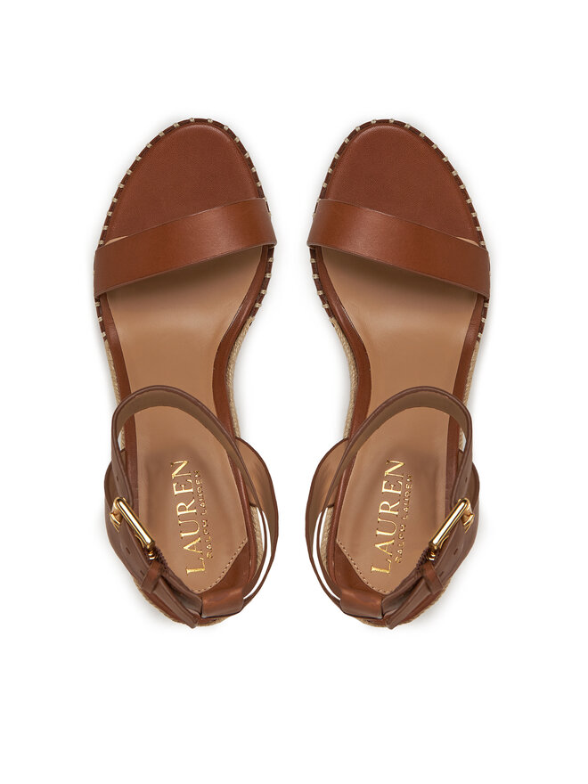 LAUREN RALPH LAUREN Espadryle LAUREN RALPH LAUREN 802940573002 Brązowy