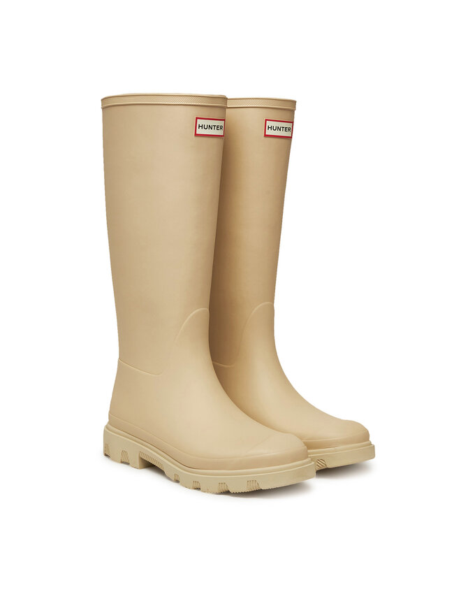 Hunter Гумени ботуши Hunter Downpour Tall Wellington HFRW0001251 Бежов
