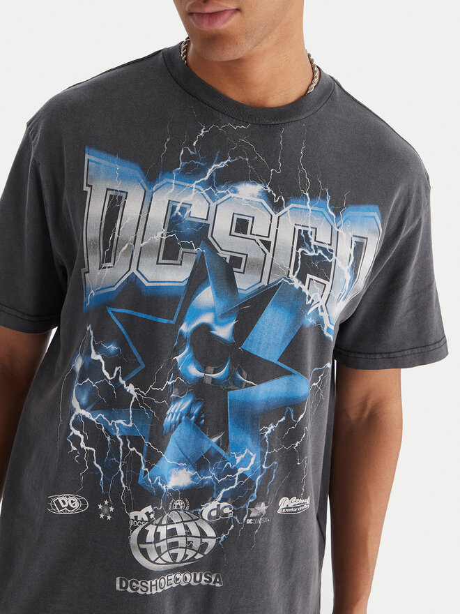 DC Shoes DC Shoes T-Shirt Skull Shock EDYZT0435 Schwarz Regular Fit