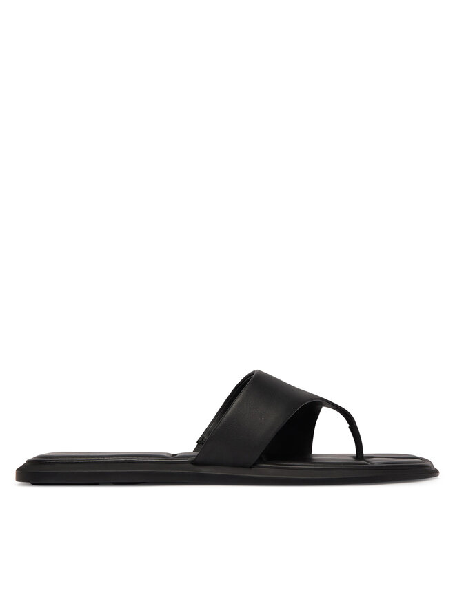 Calvin Klein Zehentrenner Calvin Klein Leather Toe Post Sandals HW0HW02866 Schwarz