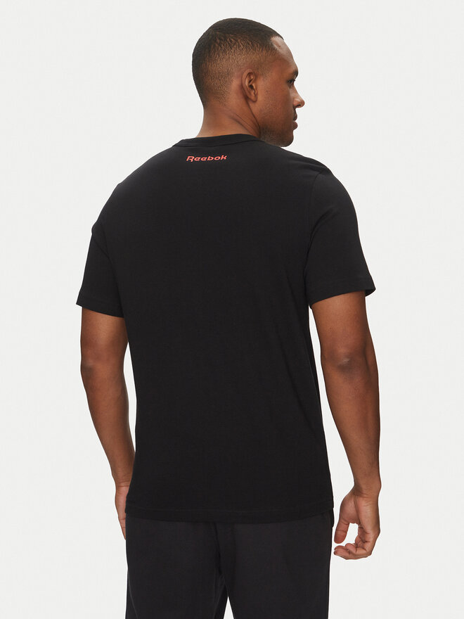 Reebok Reebok Póló 100214159 Fekete Regular Fit
